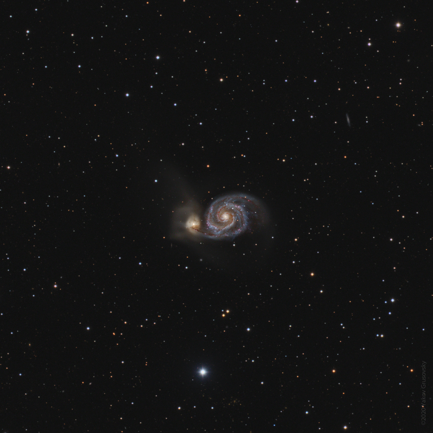 Галактика Водоворот M51 | Whirlpool Galaxy M51